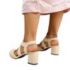 Mode Damen 2025 Sommer Neu Holow Out Sandalen Damen High Heel Pumps Damen Peep Toe Cover Heel Schuhe Damen Sandalen