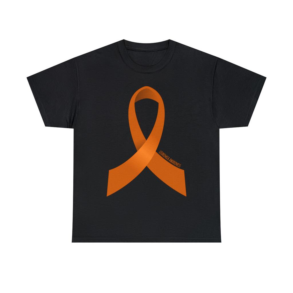 Leukemia Awareness Ribbon Graphic Tee Shirt, S-5XL