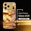 Goldmünze Banknote Reichtum Handyhülle für funda iphone für iPhone 17 Pro Max Hülle Glas für iPhone 17 16 15 14 13 12pm Pro Plus