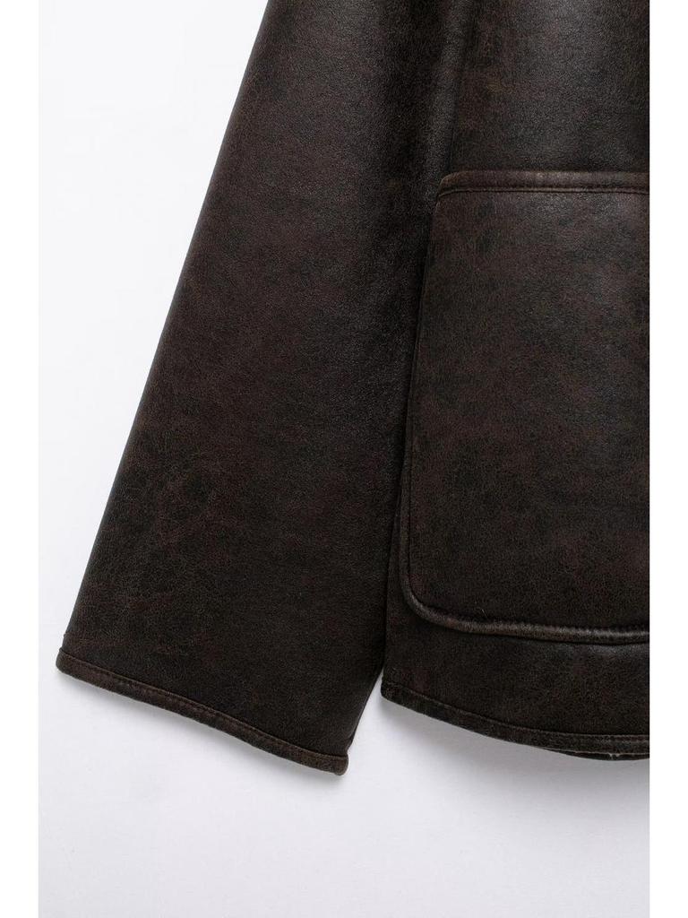 Autumn/Winter Women's European & American Shearling Double-Sided Coat - Street Fashion 2023