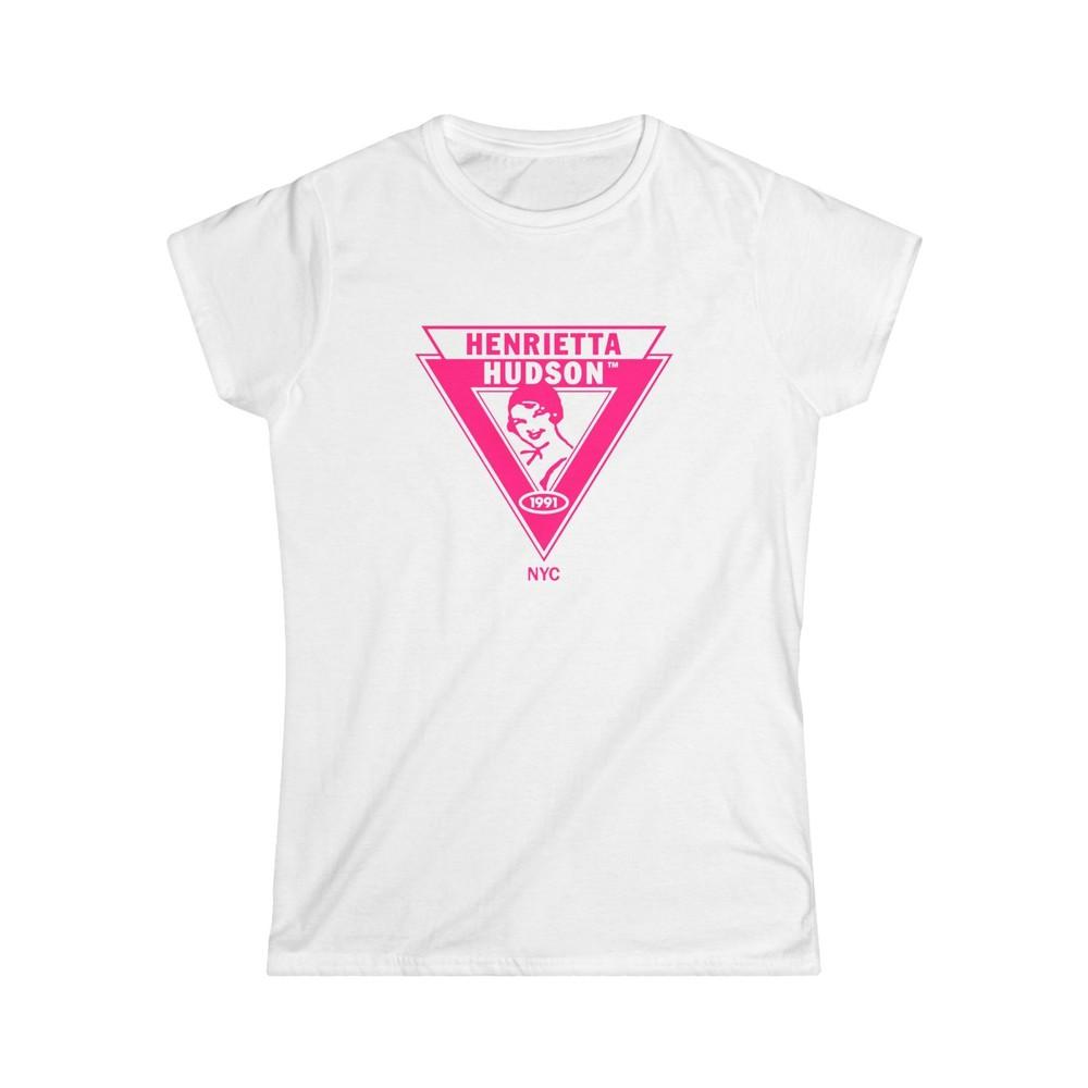 

HENRIETTA HUDSONS Lesbian Dyke Bar Women#039;s Softstyle Tee NYC Greenwich Village Unisex T-Shirt M