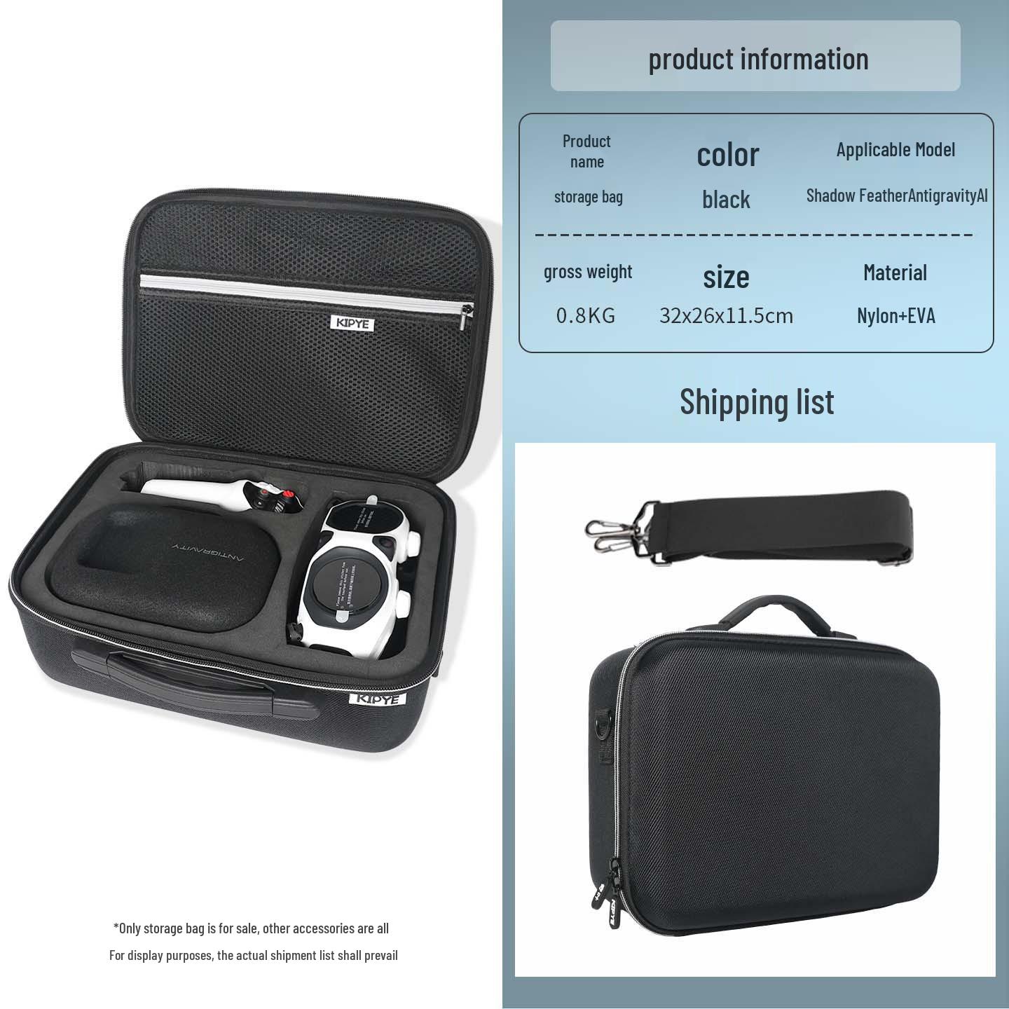 

Yingling Antigravity A1 Drone Waterproof Backpack Storage Box
