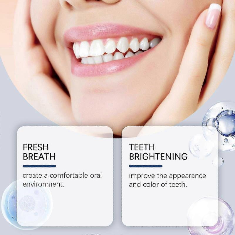 Teeth Brightening Powder with Tartar Removal & Fresh Breath - 35g Natural Oral Care Solution for Whiter Teeth, Plaque Control, and Fresh Breath Enhanc