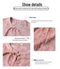 Stylish Summer Printed Top with Three-Quarter Sleeves for Middle-Aged and Elderly Women