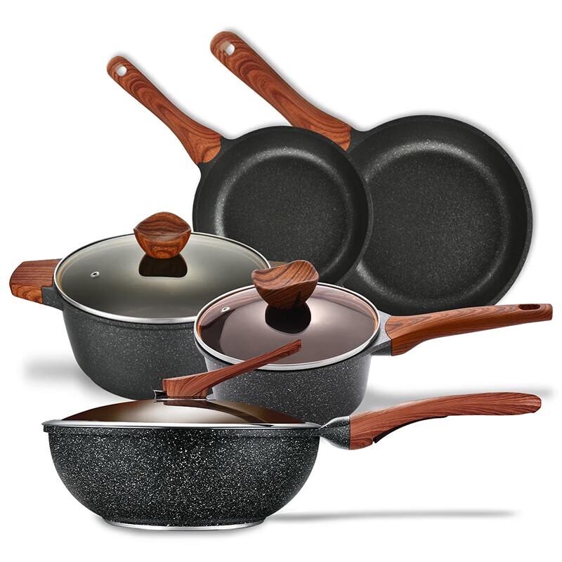 Hanle HL-T10 Premium Rock Cookware Set