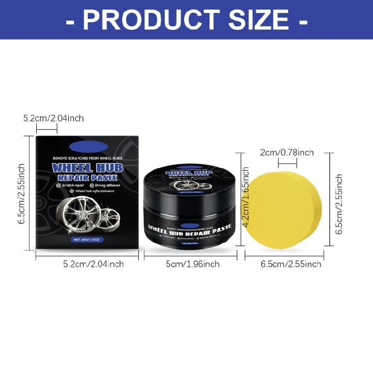 Car Wheel Rims Maintenance Scratch Refurbishment Paste Auto Hub Detailing Accessories Tire Rims Scratch Paint Repair Paste