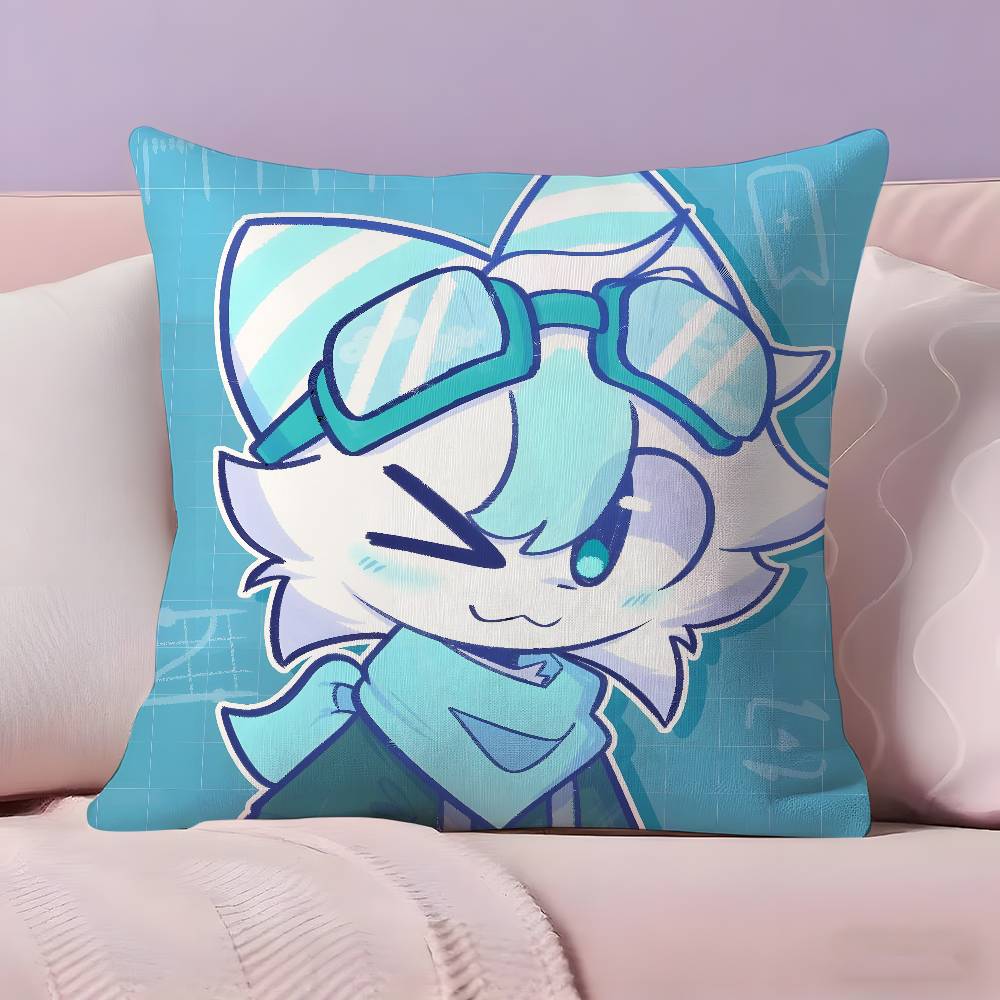Cute Cat B-Boykisser Pillow Case Pillowcase Ultra Soft Skin Friendly Fabric Cloud Like Comfort & Concealed Zipper