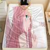 1PC DARLING In the FRANXX Zero Two Print Flannel Blanket, High Quality All Seasons, Home Decor, Warmth and Comfort, Perfect for Christmas Gifts
