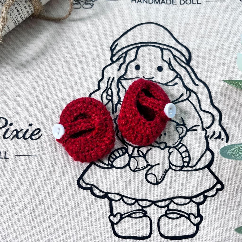 BlissfulPixie Håndlagde Waldorf Dukkeklær 30cm Klesett med Fin Eske for Jenter Julebursdagsgave - Victoria Klestilbehør
