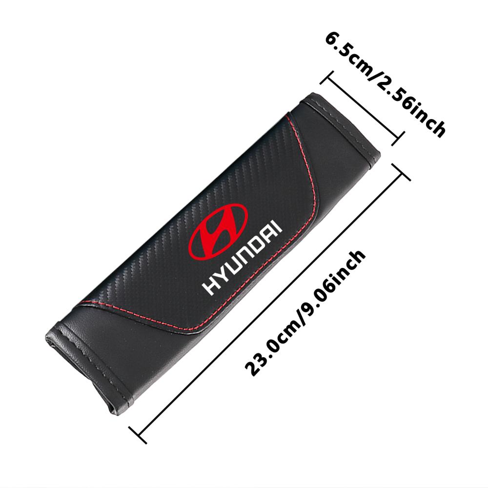 2PCS Car Safety Belt Protective Shoulder Pad For Hyundai GDI Tucson Sonata Palisade Elantra Wagon i20 i30 Azera Auto Accessories PP18
