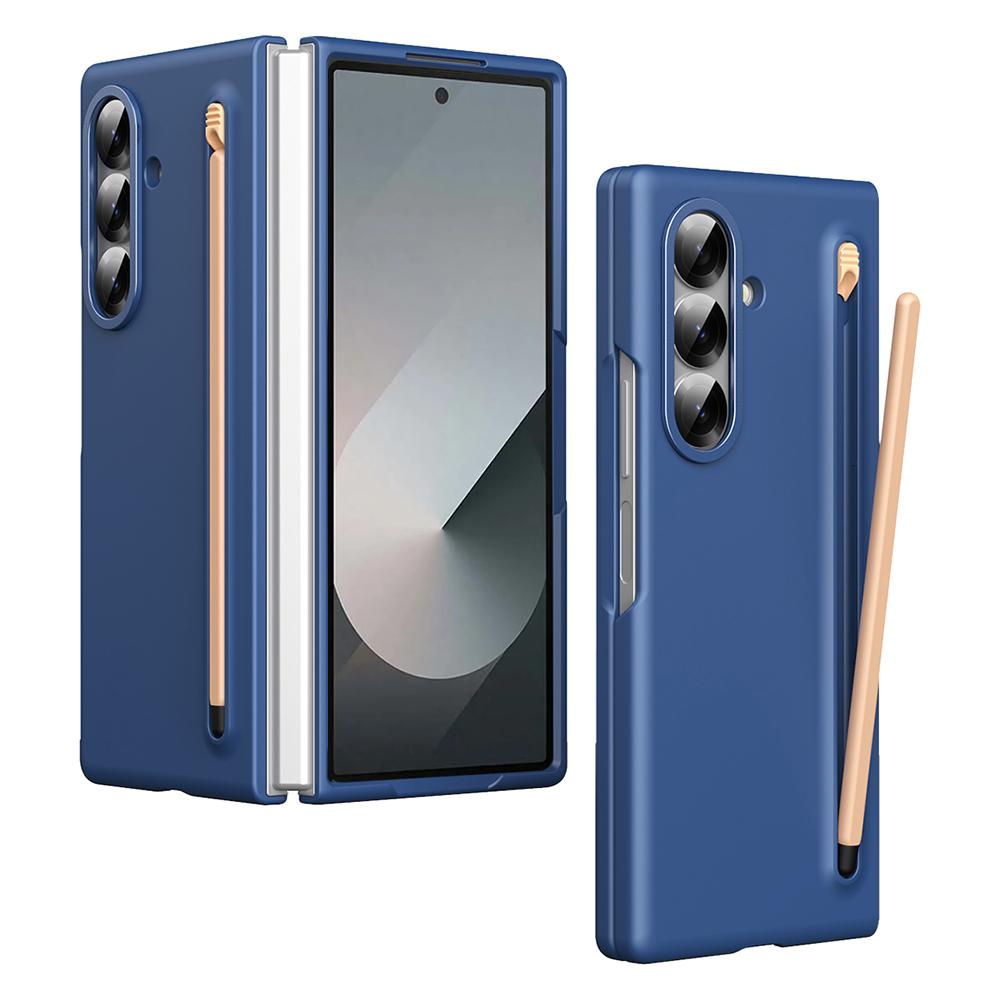 

Для Samsung Galaxy Z Fold7 5G Чехол Твердый ПК Чехол для телефона со стилусом Sapphire