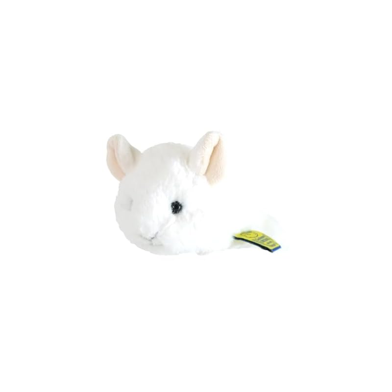 Sunlemon Baby Animals S Chinchilla WH 8 x 20 x 7cm Plush Toy, Cute Baby Animal, Fluffy, Animal, Plush Toy Photography, P-1233
