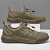 Fashion Summer Outdoor Walking Sneakers Anti-collision Toe Male Treking Footwear Classic Casual Summer Shoes Men's Breathable Mesh Shoes