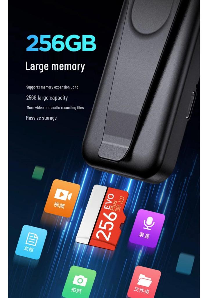 HD Wearable Chest Mount Camera for Convenient Photography and Law Enforcement