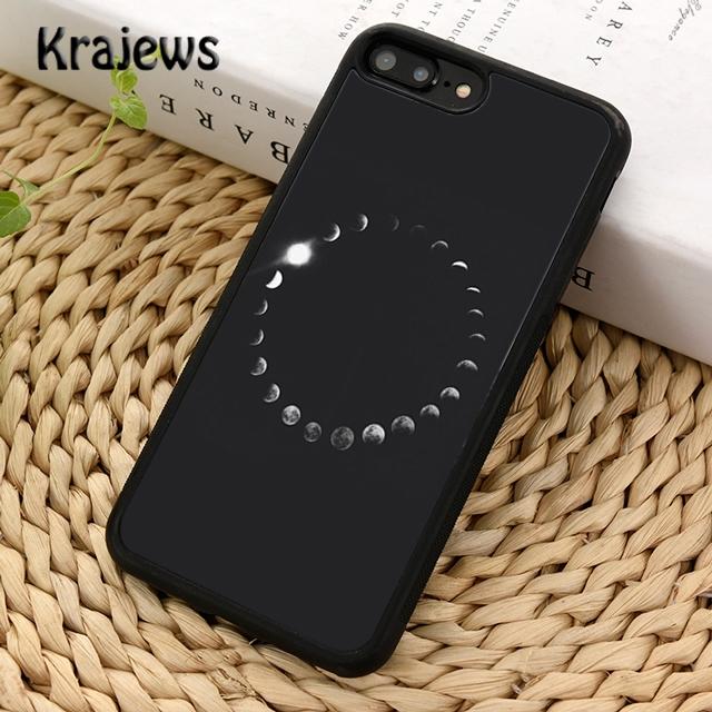 Moonlight Moon phases Phone Case Cover For iPhone 17 Air 16 15 14 plus 11 12 13 pro max coque Shell Fundas