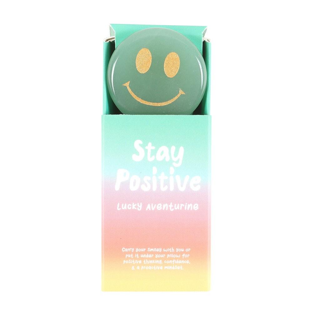 Something Different Stay Positive Aventurine Happy Face Crystal