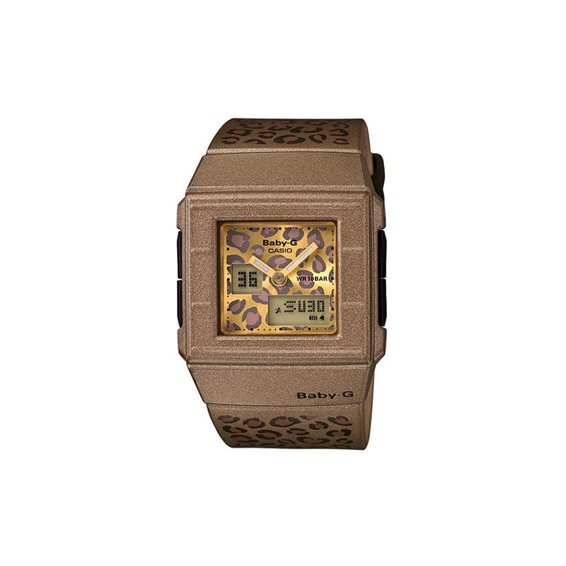 

Casio BABY-G 100 meters waterproof fashion style quartz movement resin strap Japanese and Korean watch women s watch gold dial BGA-200LP-5E золотий