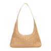 Straw large-capacity fashion casual bag is popular in summer, woven shoulder underarm bag tote bag