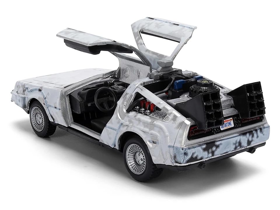 JADA TOYS 1/32 Scale Back To the Future 40th Anniversary DeLorean Time Machine Truck Package Hollywood Rides [Parallel Import]