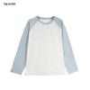 Gebürstetes Y5000 Raglan Color Block Oberteil