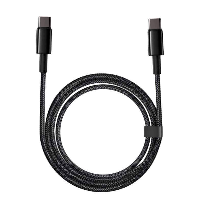 100W Dual-Head Type-C Fast Charging Cable for Apple 15, Honor, Huawei, Xiaomi & Tablets