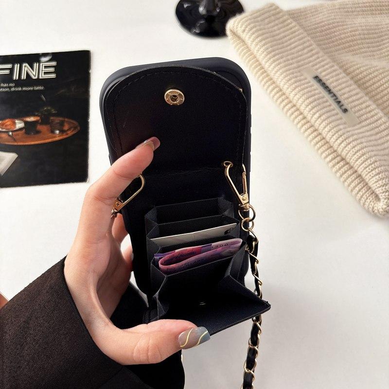 Chain Lanyard Wallet Phone Case For Xiaomi Mi 15T 14T 13T 12T 11T 10T 9T Pro 9 10 11 12 13 Lite 14 15 Ultra Mi 11i 11X 12X Cover