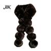 Convenient Magnetic Closure Scarf Women Faux Fur Scarf, Winter Neck Warmer with Buckle, Outfit Finishing Touch Elegant Draping Design Plush Long Soft