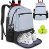 Großer Sportschläger-Rucksack mit separatem Schuhfach und mehrschichtigem Stauraum für Reisen