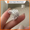 BF CLUB 925 Sterling Silver Earrings For Women Trendy Simple Interware Lines Earring Jewelry Prevent Allergy Party Accessories