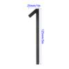 1PC 5 Inch Zinc Alloy Floating House Number Modern Door Plates for Outdoor Mailbox Yard Home Wall Door Garage Gate with Nail Kit