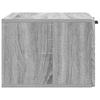 Wall Mounted TV Cabinet Grey Sonoma 59.5 x 41 x 30 cm