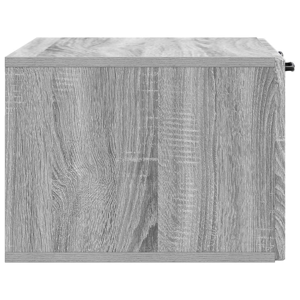 Wall Mounted TV Cabinet Grey Sonoma 59.5 x 41 x 30 cm