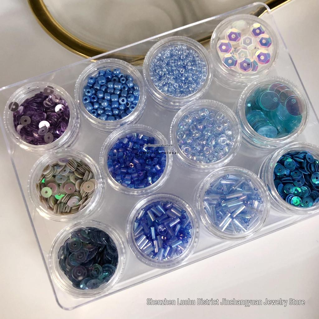 Handmade Light Purple Sequin Miyuki Beads Evening Dress Accessories in Stock