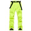 Unisex Ski Pants with Suspenders, Winter Windproof, Waterproof, and Insulated for Snowboarding and Skiing