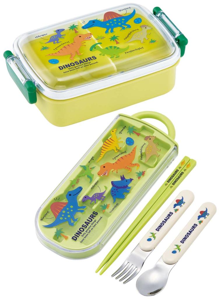 Skater Lunch with a Soft Single Made in Dinosaur Picture New Dinosaur Design for Boys Children's Box, 450ml, Dome-Shaped Lid, Tier, Japan, Book,