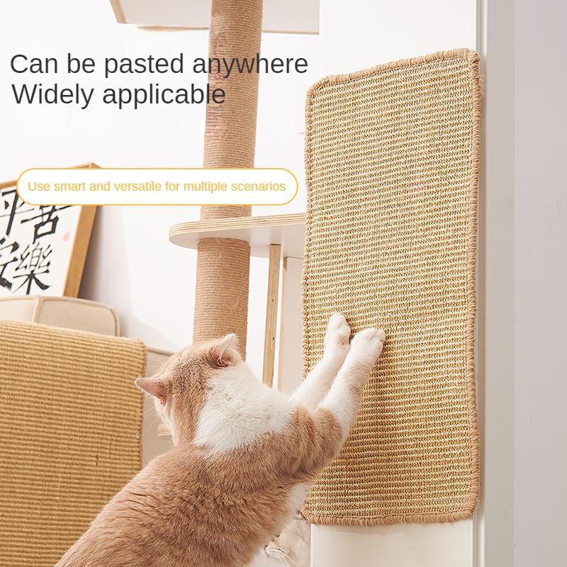 Cat Scratcher Sisal Hemp Scratching Board Wall Scratching Pad Furniture Protective Scratching Post for Cat Paw Training