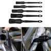 Automotive Cleaning Kit 5 Brushes with Snake Head Handle Wheel Cleaner Brush for Complex Surfaces