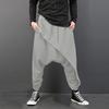 Men's 2023 Spring European & American Style Casual Loose Harem Pants with Slim Cross Crotch.