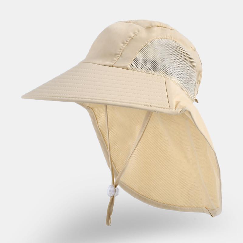 Kids Summer Fisherman Hat With Large Brim Sun Protection For Outdoor Play And Beach Days