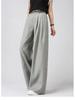 Women's 100% Linen Wide-Leg High-Waisted Loose Trousers, Summer 2026 Collection