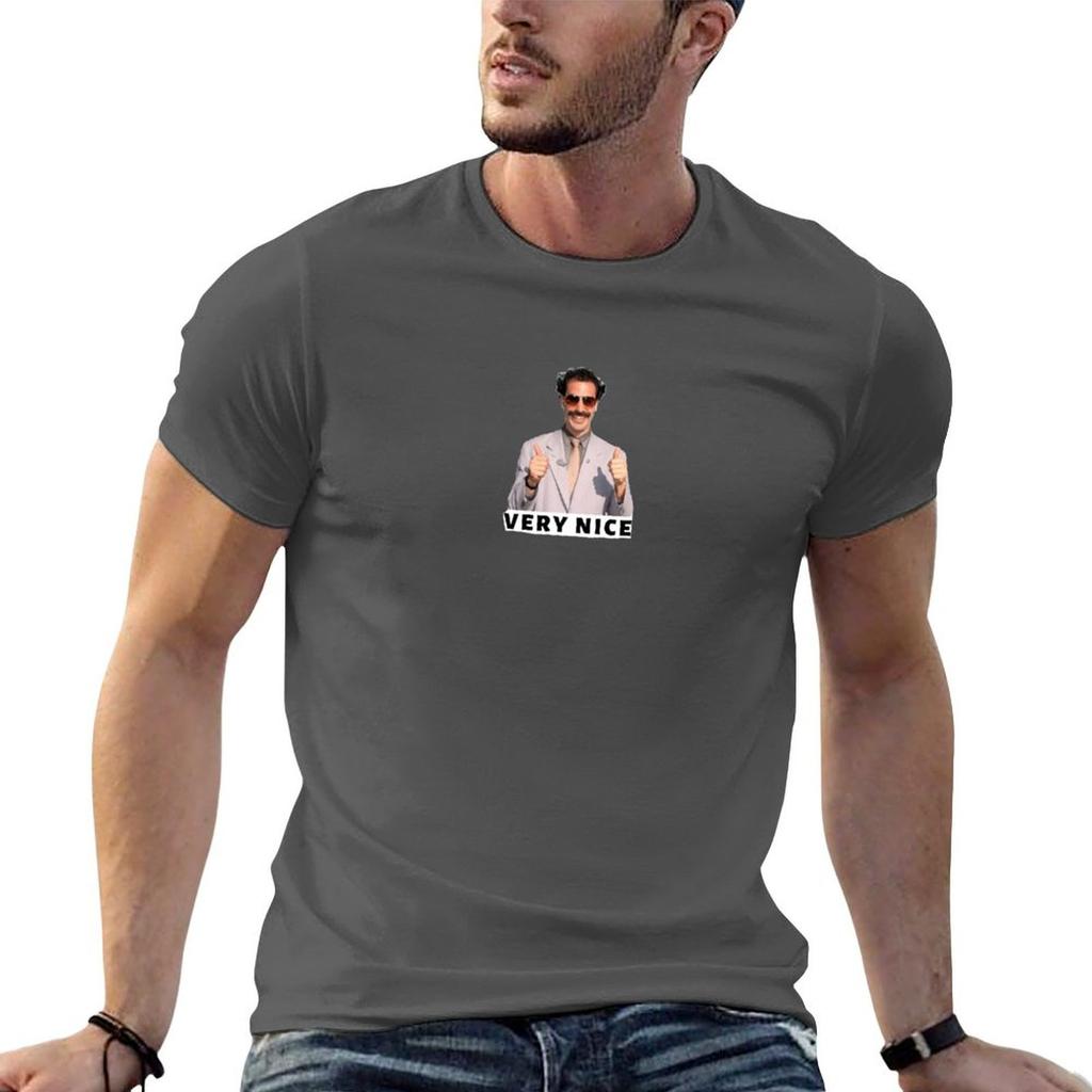 Borat Very Nice TShirt Athletic Fit Sports Short Sleeve Top