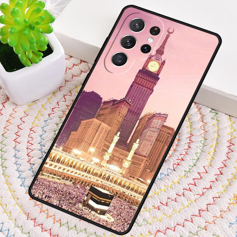Islamic Muslim Pilgrims in Mecca Silicone Phone Case For Samsung Galaxy note 10 pro S26 S25 S24 S23 S22 S21 Plus Ultra Cover