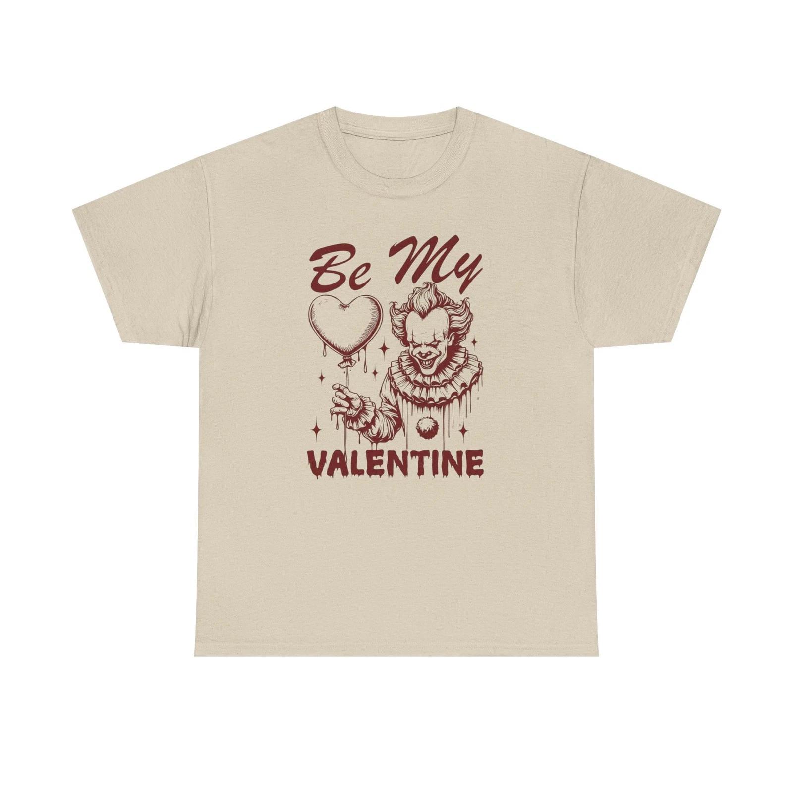 Be My Valentine Clown T-Shirt | Horror Valentine Tee S