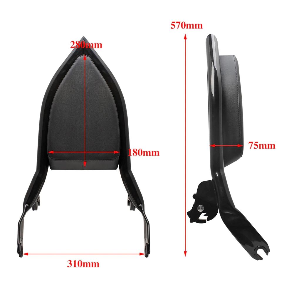 Detachable Passenger  Backrest For Touring Electra Glide Road King Flhr Street Glide 2009-2020