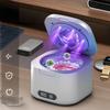 Ultrasonic cleaner, denture cleaner, orthodontic appliance cleaner with 3-stage timer. Suitable for cleaning retainers, orthodontic dentures,
