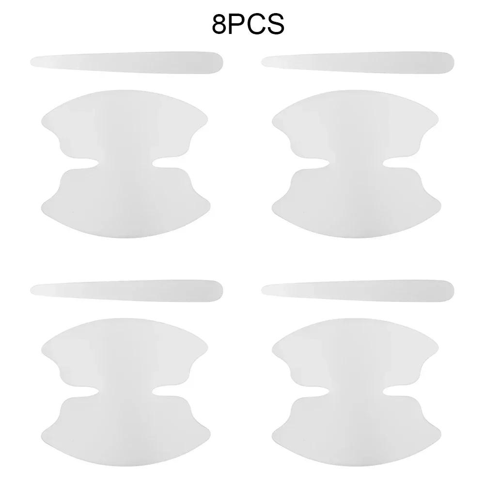 Transparent Car Door Bowl Handle Protective Sticker Anti-collision Scratch-resistant Protection Clear Strip Stickers Car Decals