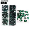 6-Grid Nail Art Diamond Box Ss6-Ss20 Large-Capacity Flat-Bottomed Rhinestone Set Diy Nail Jewelry Sticker Drill 1560 Pcs