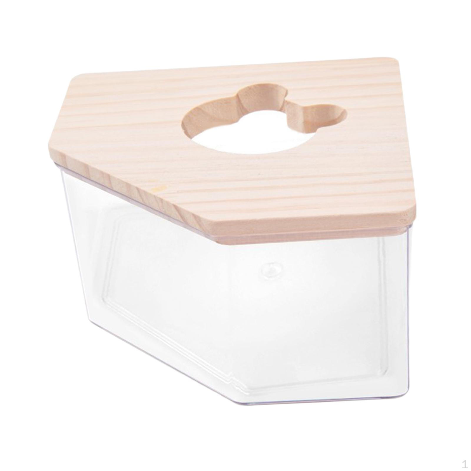 Cozy Retreat for Small Pets - Clear Bath Tub Set S