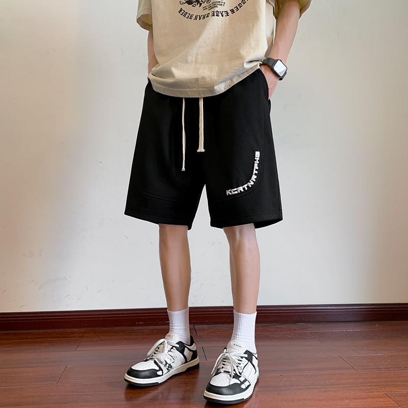 Ice Silk Shorts Men's Summer Thin Loose Sports Basketball Five-point Shorts