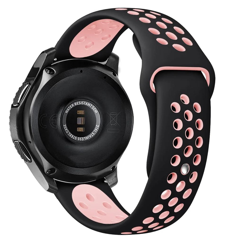 Classic 20mm 22mm Strap for Samsung Galaxy Watch 6 4 Classic 5 Pro 45mm 44mm 40mm 47mm 43mm Sport Silicone For Huawei 4 gt-2-3-Pro